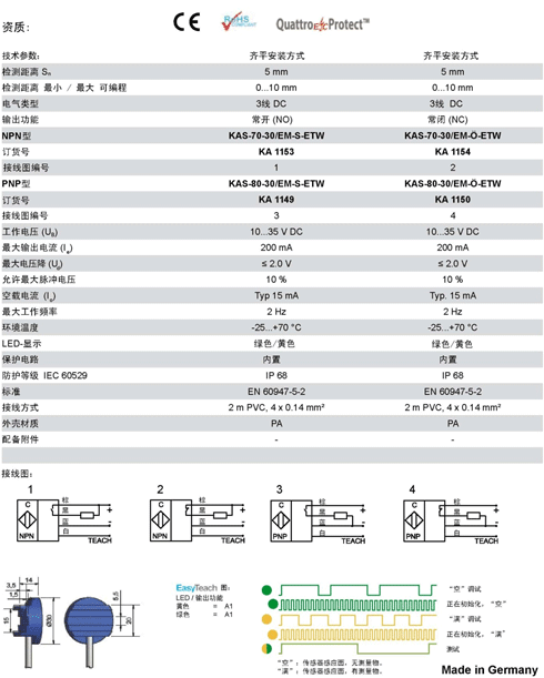 RECHNER SENSOR   EasyMount電容式傳感器